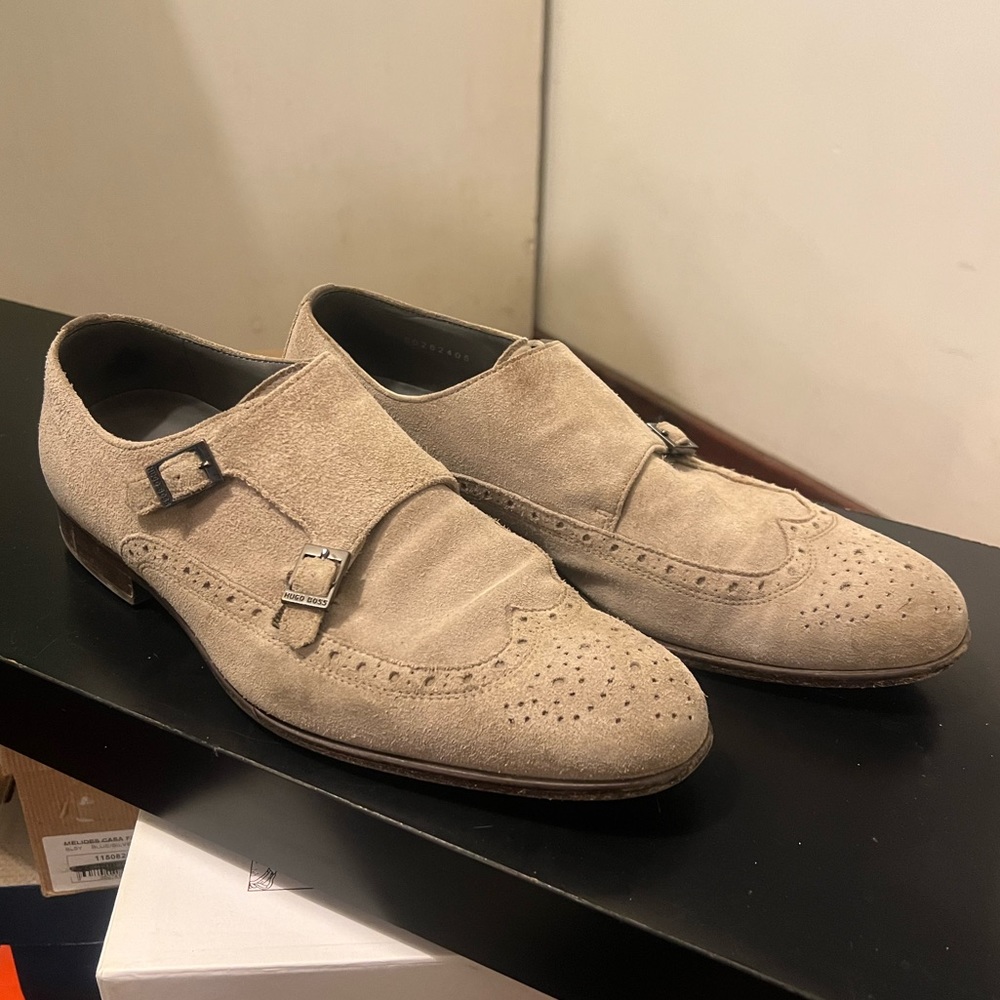 Hugo Boss monk shoes